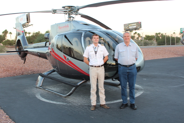 Helicopter And Pilot