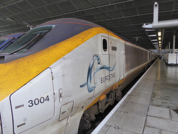 Eurostar train in London