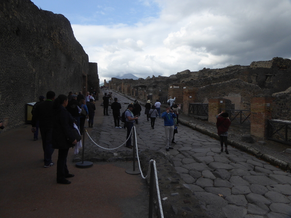 A Main Street In Pompeii