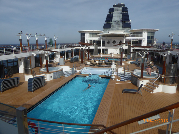 The Celebrity Constellation in port