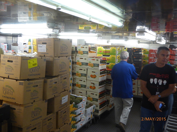 View of the store room.